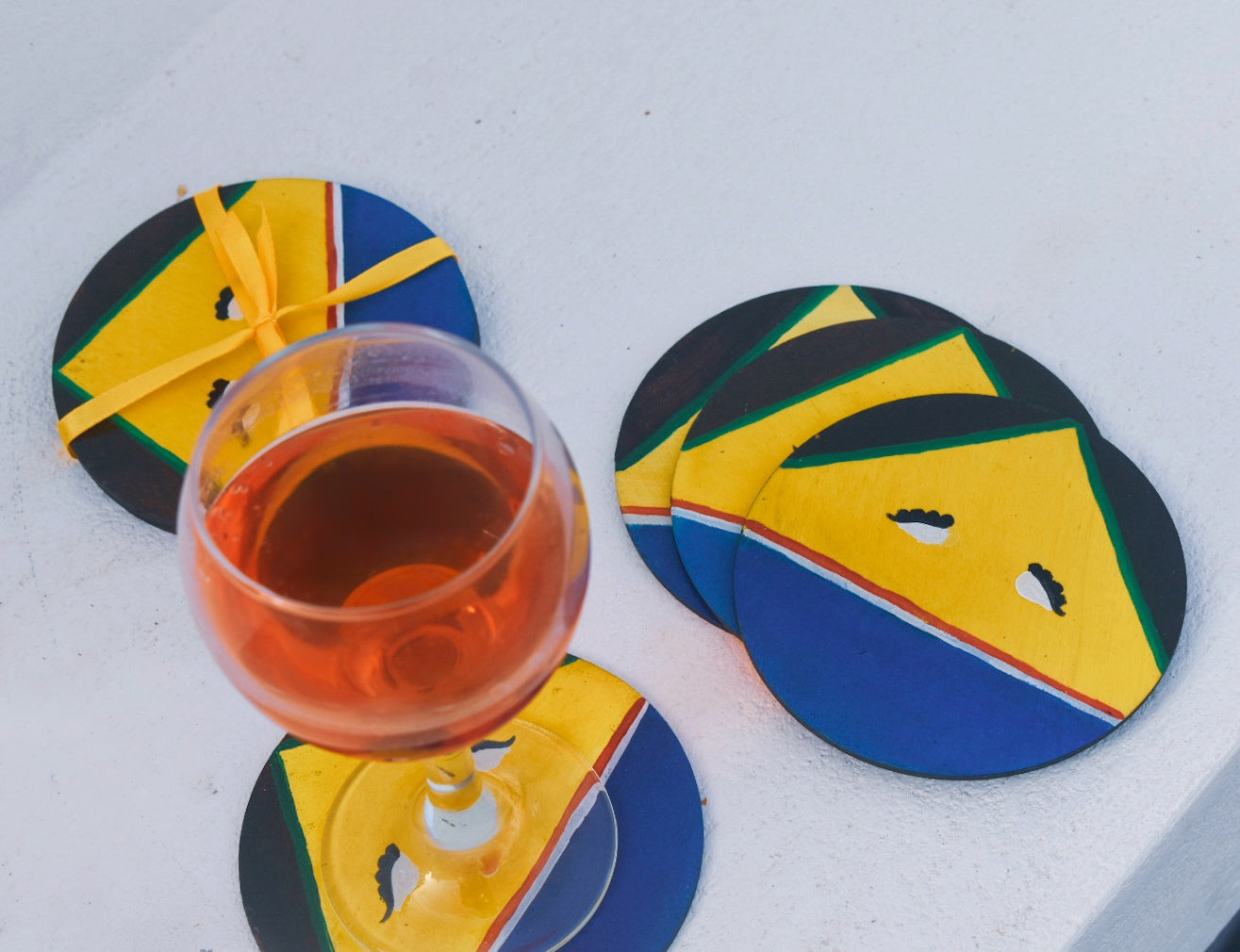 Luzzu 4 coaster set