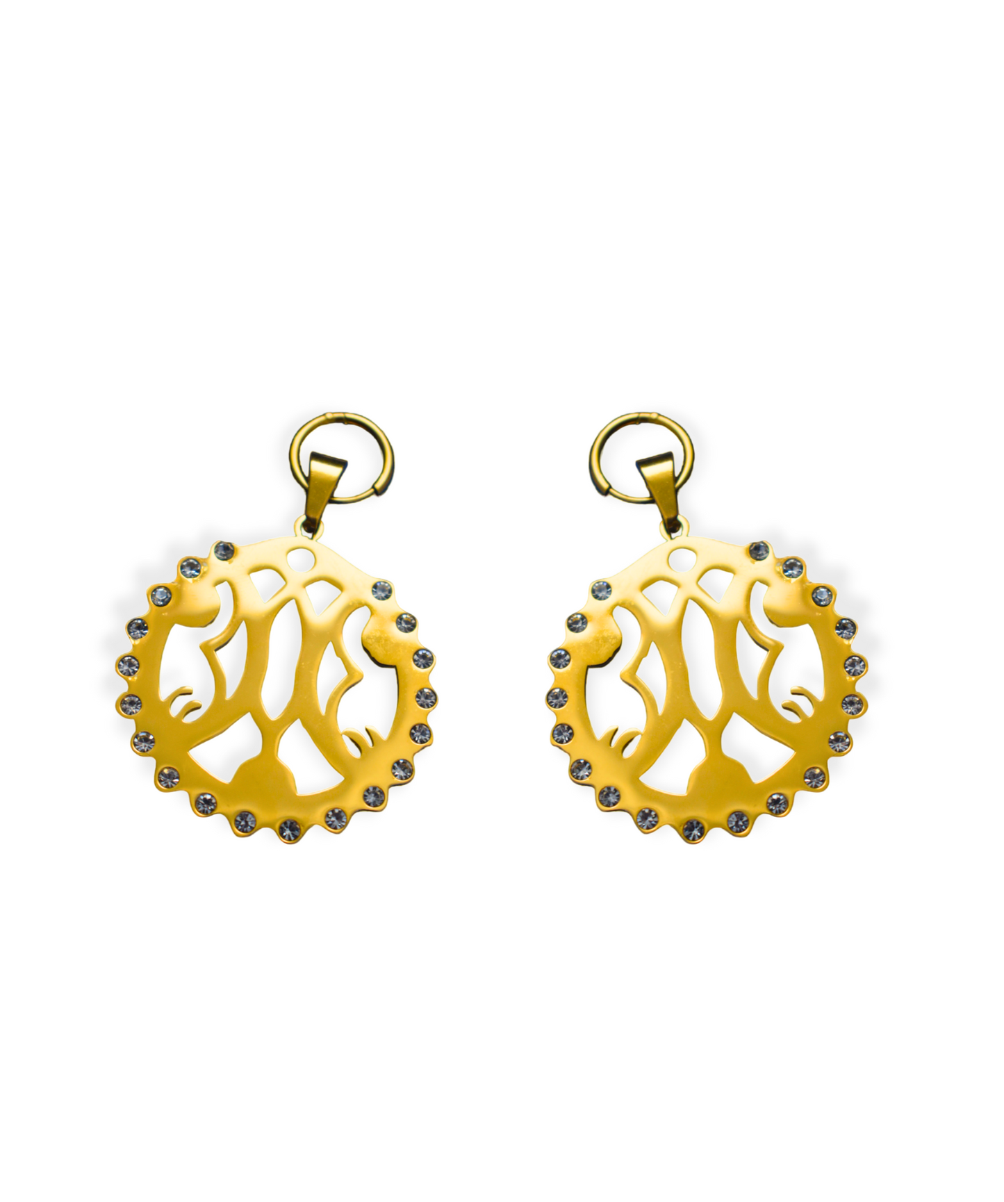 Għażżiela Crystal Stones Earring